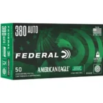 Federal Cartridge Co. Federal American Eagle IRT Lead Free Handgun Ammunition .380 Auto 70gr 1110 fps 50/ct