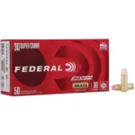 Federal Cartridge Co. Federal Champion Training Handgun Ammunition 30 Super Carry 90gr FMJ 1300 fps 50/ct - alternate view 2