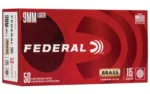 Federal FED CHAMP 9MM 115GR FMJ BRS 50/1000 - alternate view 2