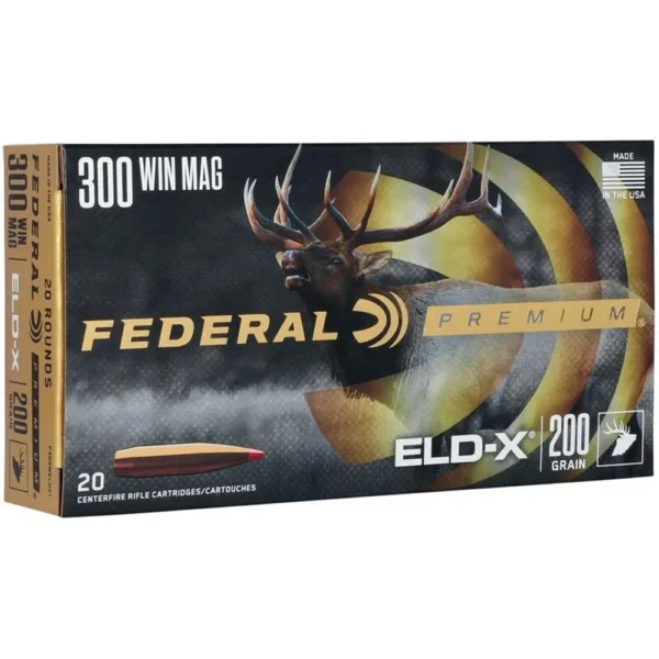 Federal Cartridge Co. Federal Premium ELD-X Rifle Ammunition .300 Win Mag 200gr PT 20/ct