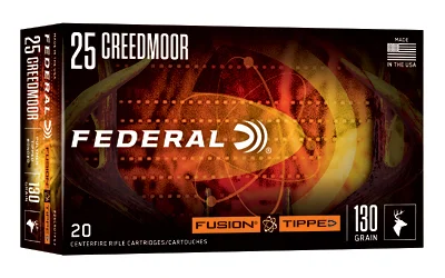federal-fusion-25-creedmoor-ammunition-primary Federal FED FUSION TIPPED 25CM 130GR 20/200
