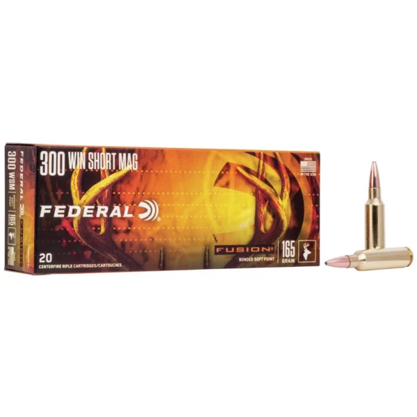 Federal Cartridge Co. Federal Fusion Rifle Ammunition .300 WSM 165 gr BTSP 3080 fps - 20/ct