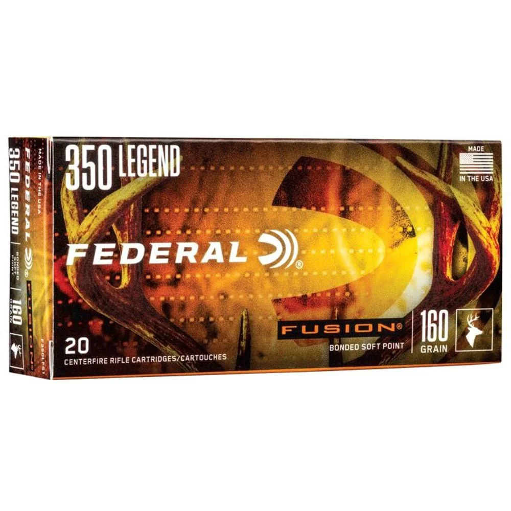 federal-fusion-350-legend-180gr-sp-primary-1 Federal Cartridge Co. Federal Fusion Rifle Ammunition .350 Legend 180gr SP 2300 fps 20/ct