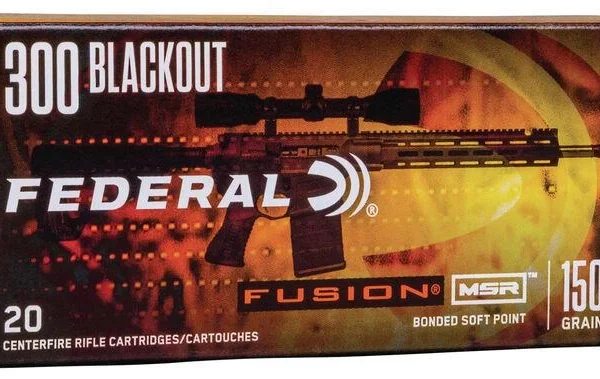 Federal Cartridge Co. Federal Fusion MSR Rifle Ammunition .300 Blackout 150 gr SP 1900 fps 20/ct