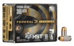 Federal Cartridge Co. Federal Personal Defense HST Handgun Ammunition .380 Auto 99gr JHP 935 fps 20/ct - alternate view 2