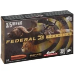 Federal Cartridge Co. Federal Premium Cape-Shok Rifle Ammunition .375 H&H 300 gr SAF 2450 fps - 20/ct - alternate view 3