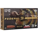 Federal Cartridge Co. Federal Premium Cape-Shok Rifle Ammunition 9.3x62mm 286 gr SAF 2360 fps - 20/ct - alternate view 3