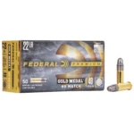 Federal Cartridge Co. Federal Premium Gold Medal HV Rimfire Ammunition .22 LR 40 gr SLD 1200 fps 50/ct