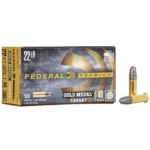 Federal Cartridge Co. Federal Premium Gold Medal Rimfire Ammunition .22 LR 40 gr SLD 1080 fps 50/ct