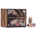 Federal Cartridge Co. Federal Premuim Personal Defense Handgun Ammunition .45 ACP 230 gr JHP 900 fps 20/ct