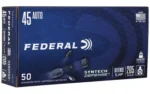 Federal Cartridge Co. Federal Syntech Defense Handgun Ammunition .45 ACP 205gr SJHP 970 fps 50/ct - alternate view 4