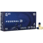 Federal Cartridge Co. Federal Syntech Defense Handgun Ammunition .45 ACP 205gr SJHP 970 fps 50/ct