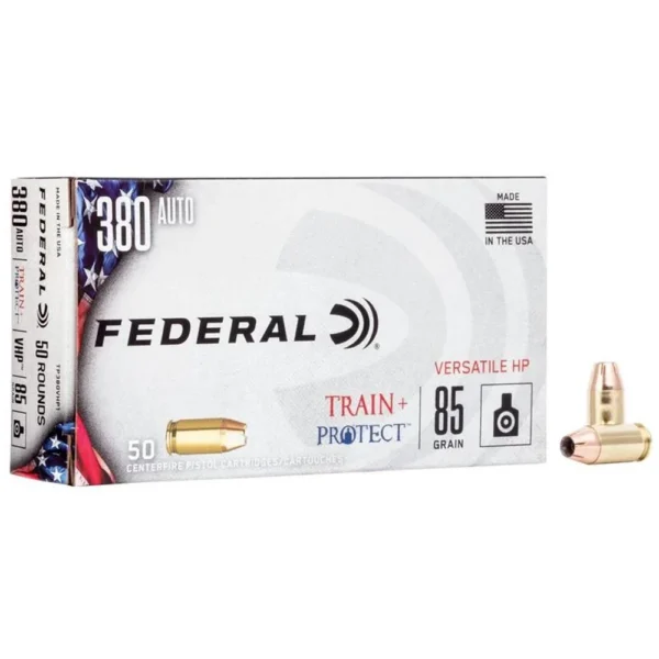 Federal FED TRAIN/PROTCT 380ACP 85GR VHP 50