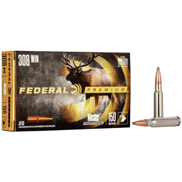 Federal Cartridge Co. Federal Premium Vital-Shok Rifle Ammunition .308 Win 150 gr PTR 2840 fps - 20/ct