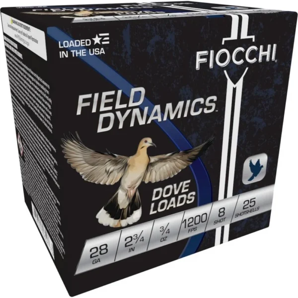 Fiocchi Ammunition FIOCCHI D&Q 28GA 2.75" #8 25/250