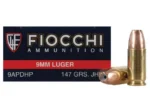 Fiocchi Ammunition 9mm 147 Grain Jacketed Hollow Point 50 Round Box - alternate view 2