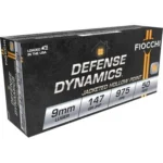 Fiocchi Ammunition 9mm 147 Grain Jacketed Hollow Point 50 Round Box