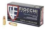 Fiocchi 9mm Luger Subsonic Ammo 9APE Shooting Dynamics 158 Grain FMJ Bullets (Box of 50 Round) - alternate view 3