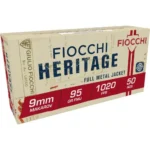 Fiocchi Aummunition 9x18mm Makarov 95 Grain Full Metal Jacket 50 Round Box