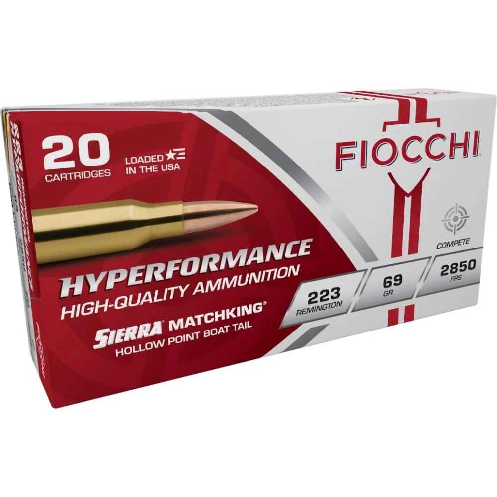 fiocchi-exacta-match-rifle-ammonition-223-rem-primary Fiocchi Exacta .223 Remington 69 Grain SMK BTHP Ammo (Box of 20 Round)