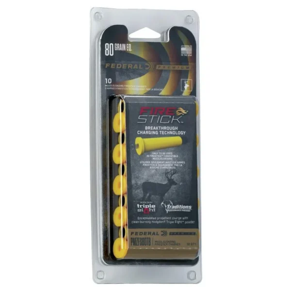 Federal Cartridge Co. Federal Firestick 80 Firesticks for Muzzleloaders -10/ct