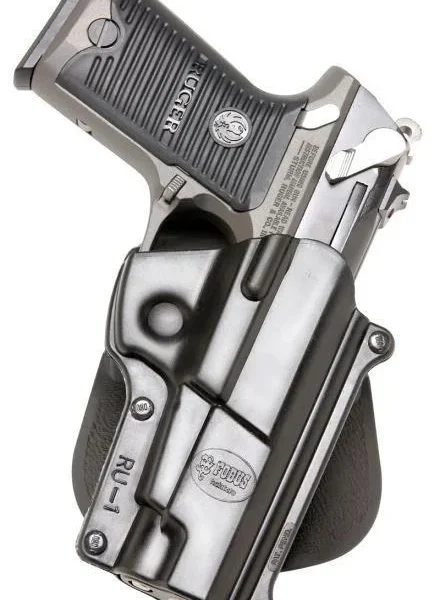 FOBUS USA LLC Fobus Standard Paddle Holster for Ruger P85|Ruger P89 Black Right Hand