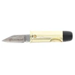 Battenfeld Knives Smith & Wesson Americas Heroes Folder Pocket Knife Combo 3-1/2" Clip Point Blade with Bullet Knife