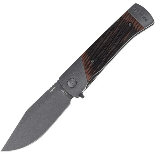 Battenfeld Knives Old Timer Frontier Manual Folding Knife 3-3/4" Clip Point Blade Rosewood