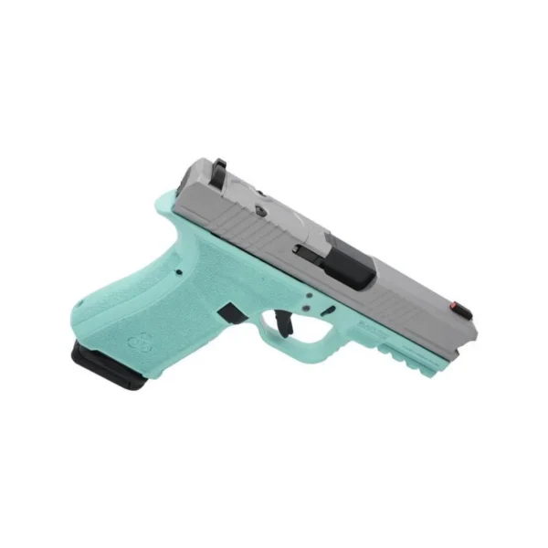 Black Rain Ordnance Inc Black Rain Frontline Handgun 9mm Luger 15rd Magazine 3.75" Barrel Robins Egg Blue/Satin Mag Finish
