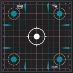 The Allen Company Inc. Allen Girls with Guns Splash Adhesive Sight Grid Targets 12x12 - 5/ct