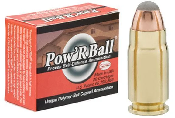 Glaser Pow'RBall Handgun Ammunition .357 SIG 100 gr JHP 1600 fps 20/ct