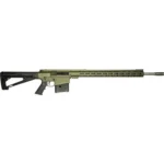 10 Ring GLFA 300 Win Mag Rifle .300 Win Mag 5rd Magazine 24" 5/8x24 Threaded Barrel OD Green Stainless Steel