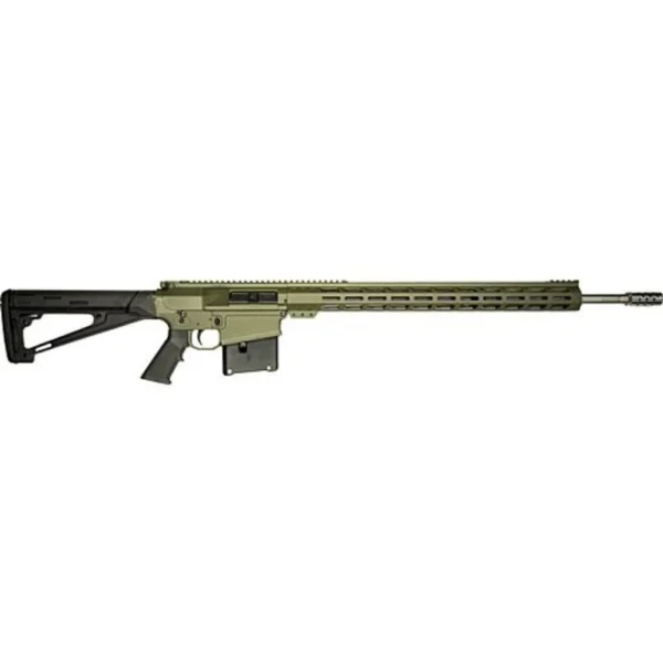 10 Ring GLFA 300 Win Mag Rifle .300 Win Mag 5rd Magazine 24" 5/8x24 Threaded Barrel OD Green Stainless Steel