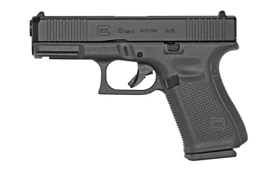 Glock Inc. Glock 19 Gen 5 Handgun 9mm Luger 15/rd Magazines (3) 4.02" Barrel Black Austria