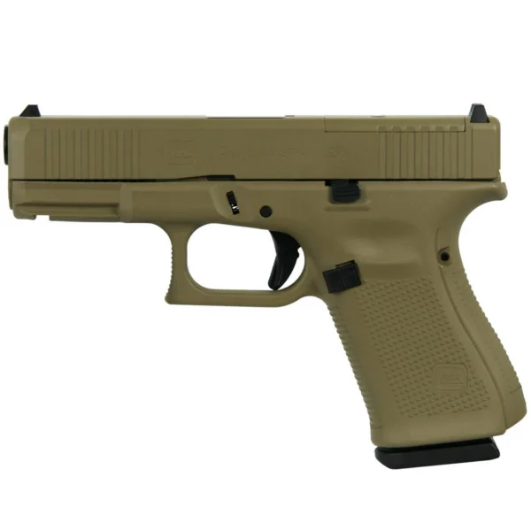 Glock Inc. Glock 19 Gen 5 MOS Custom "FDE" Handgun 9mm Luger 15rd Magazines (3) 4.02" Barrel Austria