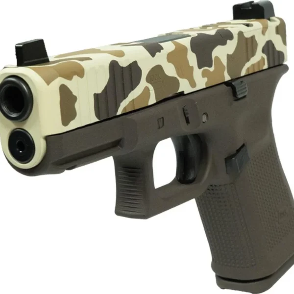 Glock Inc. Glock V-Series Model 19 Duck Camo Cerakote Handgun 9mm Luger 15rd Magazines (3) 4.02" Barrel Austria