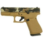 Glock Inc. Glock V-Series Model 19 Optic Ready & Ported Handgun 9mm Luger 15rd Magazines (3) 4" Ported Barrel FDE Multi-Cam