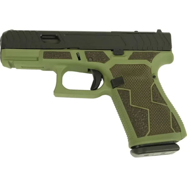 Glock Inc. Glock V-Series Model 19 Kavorka Optic Ready & Ported Handgun 9mm Luger 15rd Magazines (3) 4" Ported Barrel Green