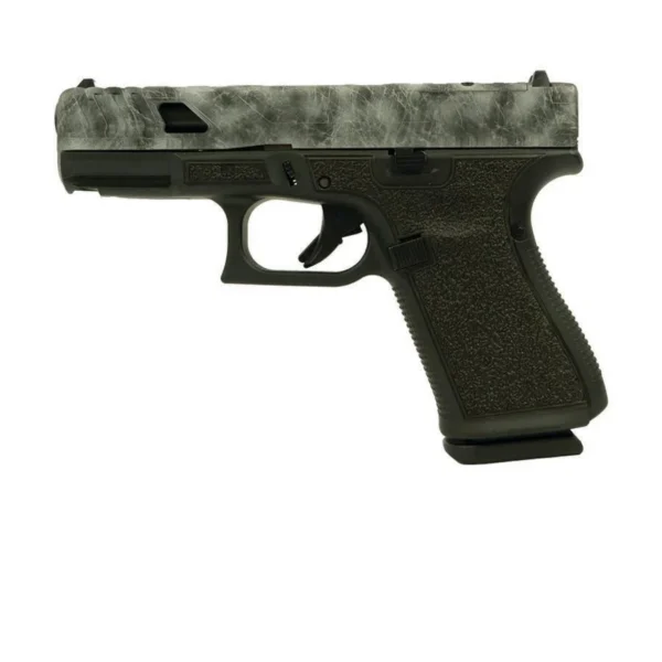 Glock Inc. Glock V-Series Model 19 Marble Cerakote Handgun 9mm Luger 15rd Magazines (3) 4.02" Barrel LSR Stipple USA Made