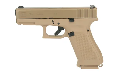 Glock Inc. Glock 19x Gen 5 Handgun 9mm Luger 17/rd Magazines (3) 4.02" Barrel FDE Night Sights Austria REFURBISHED