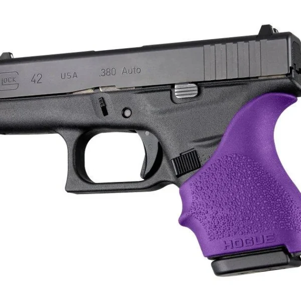 Hogue Inc. Hogue HandAll Beaver Tail Grip Sleeve Glock 42 43 Purple