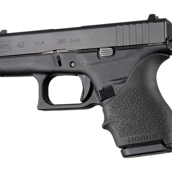 Hogue Inc. Hogue HandAll Beaver Tail Grip Sleeve Glock 42 43 - Black