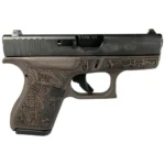 Glock Inc. Glock 42 Custom "Elephant Engraved Vortex Bronze Frame" Subcompact Handgun .380 ACP 6/rd Magazines (2) 3.25"