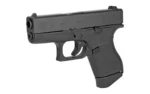 Glock Inc. Glock 43 Subcompact Handgun 9mm Luger 6/rd Magazines (2) 3.41" Barrel Black USA REBUILT - alternate view 3