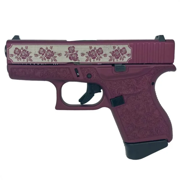 Glock Inc. Glock 43 "Black Cherry Roses vs Paisley" Subcompact Handgun 9mm Luger 6/rd Magazines (2) 3.41" Barrel USA