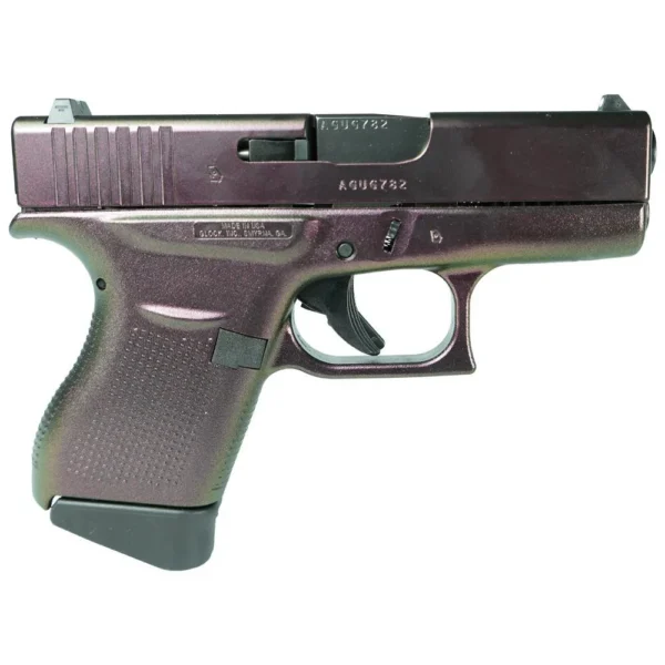 Glock Inc. Glock 43 Custom "Shimmering Razorback" Subcompact Handgun 9mm Luger 6rd Magazines (2) 3.41" Barrel USA