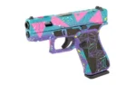 GLOCK 43X 9MM 10RD 80'S DAY CERAKOTE - alternate view 3
