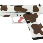 GLOCK 43X 9MM 10RD BRN COW PRINT