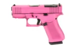 GLOCK 43X 9MM 10RD BUBBLE GUM BW - alternate view 2