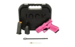 GLOCK 43X 9MM 10RD BUBBLE GUM BW